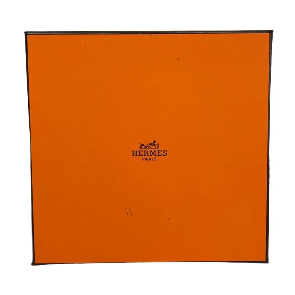 Hermès Bolide Pouch 15 Pouch Orange Light Brown Canvas Leather